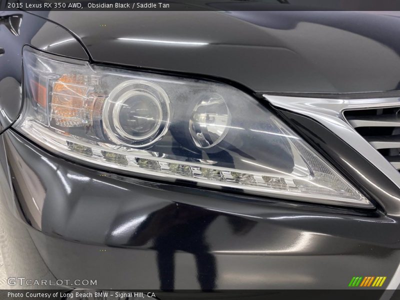 Obsidian Black / Saddle Tan 2015 Lexus RX 350 AWD