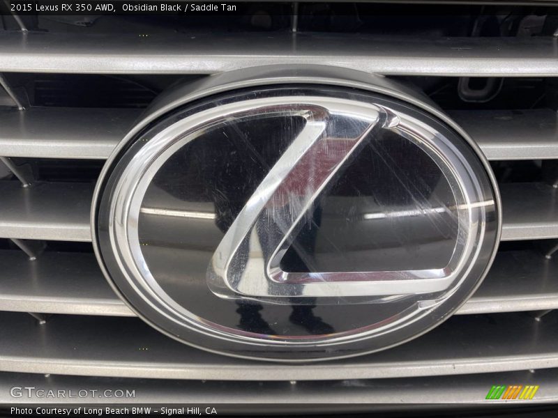 Obsidian Black / Saddle Tan 2015 Lexus RX 350 AWD