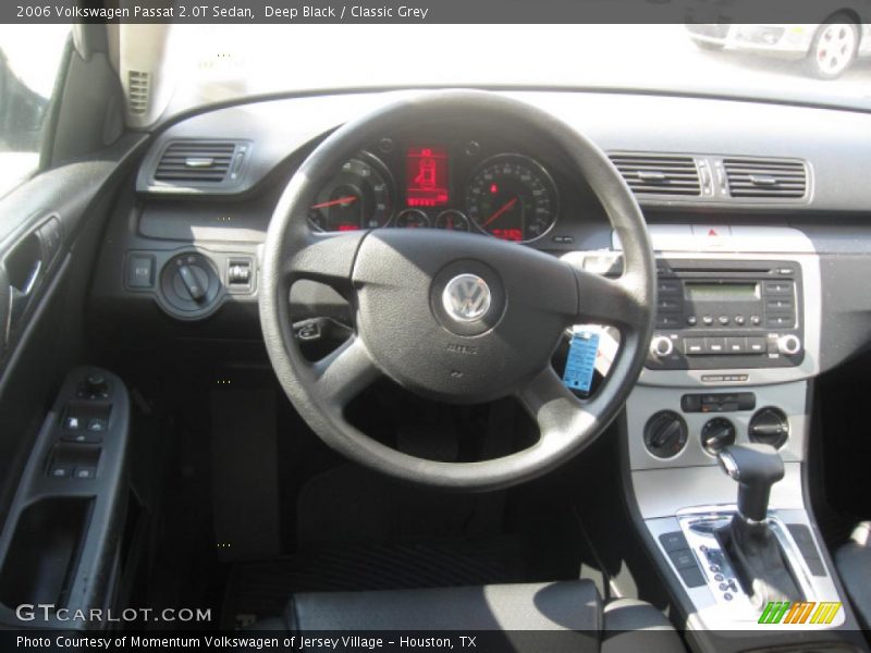 Deep Black / Classic Grey 2006 Volkswagen Passat 2.0T Sedan