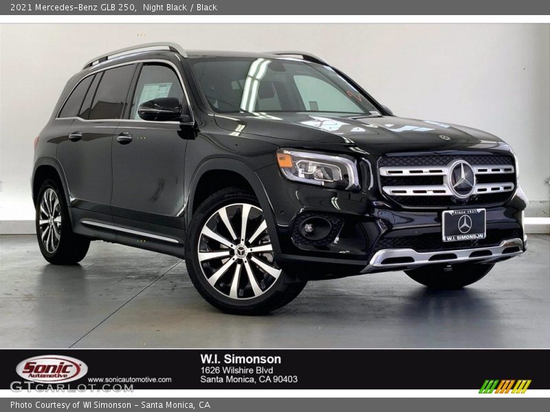 Night Black / Black 2021 Mercedes-Benz GLB 250