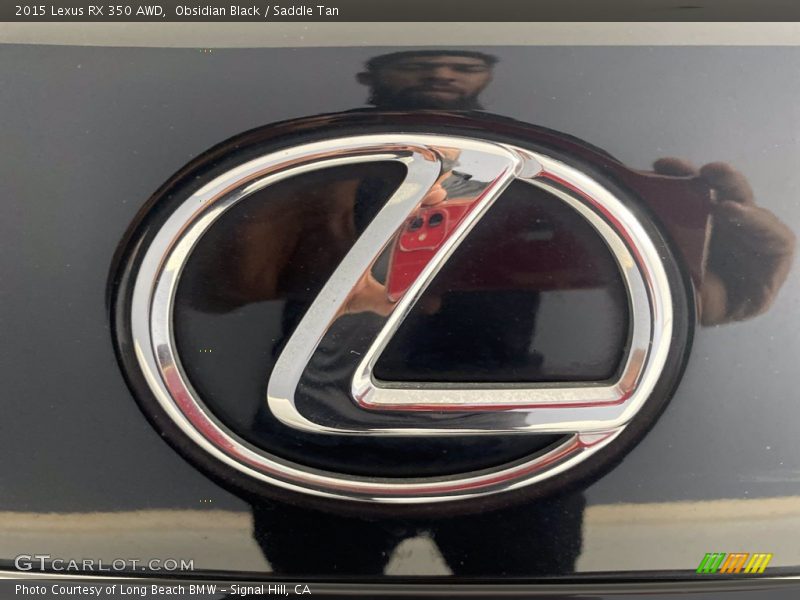 Obsidian Black / Saddle Tan 2015 Lexus RX 350 AWD