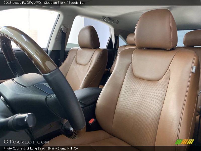 Obsidian Black / Saddle Tan 2015 Lexus RX 350 AWD