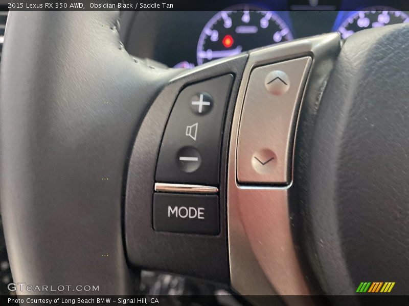Obsidian Black / Saddle Tan 2015 Lexus RX 350 AWD