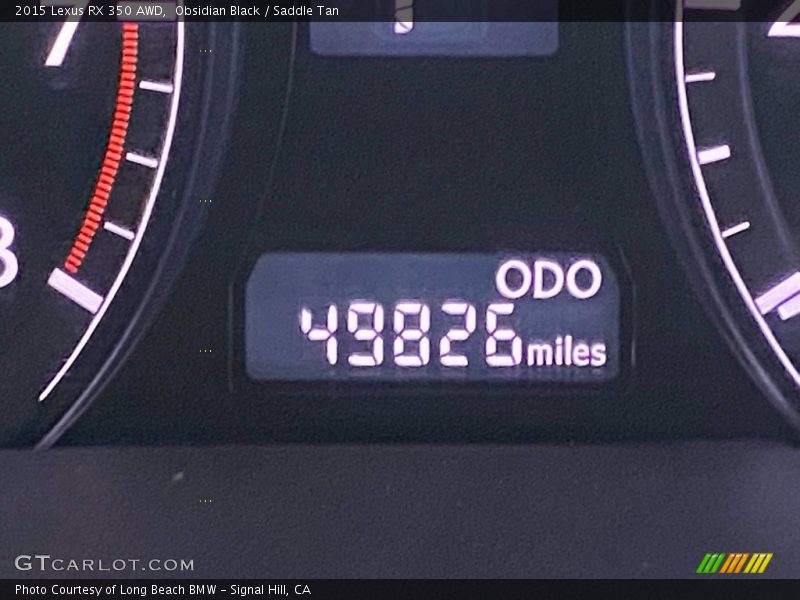 Obsidian Black / Saddle Tan 2015 Lexus RX 350 AWD