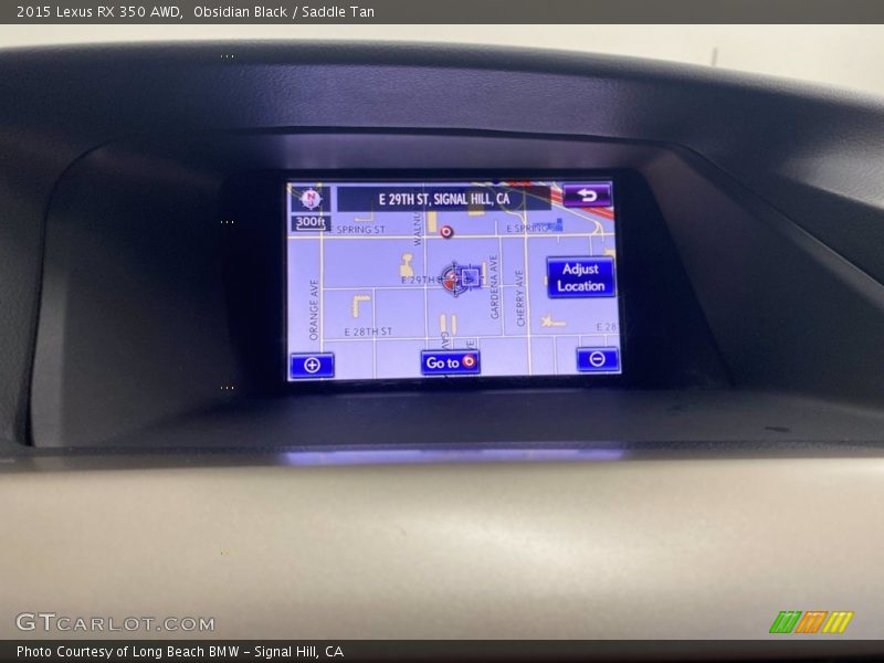 Obsidian Black / Saddle Tan 2015 Lexus RX 350 AWD