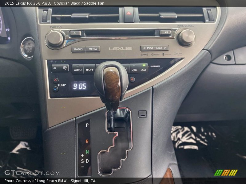 Obsidian Black / Saddle Tan 2015 Lexus RX 350 AWD