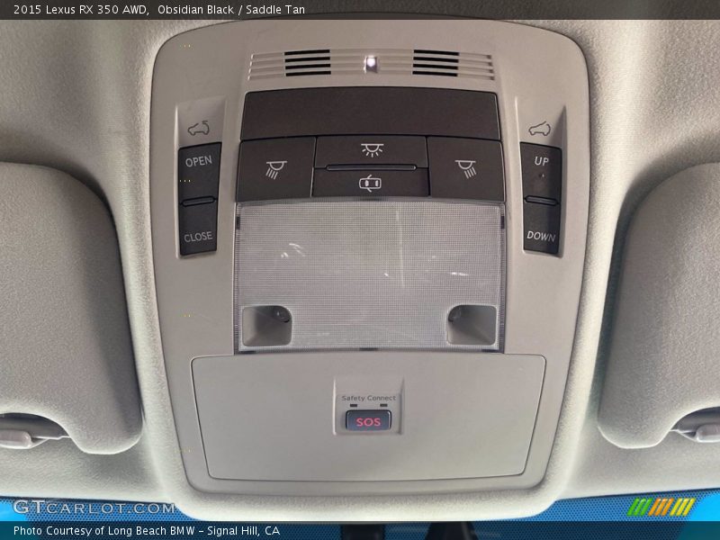 Obsidian Black / Saddle Tan 2015 Lexus RX 350 AWD