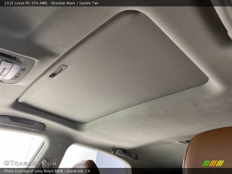 Obsidian Black / Saddle Tan 2015 Lexus RX 350 AWD