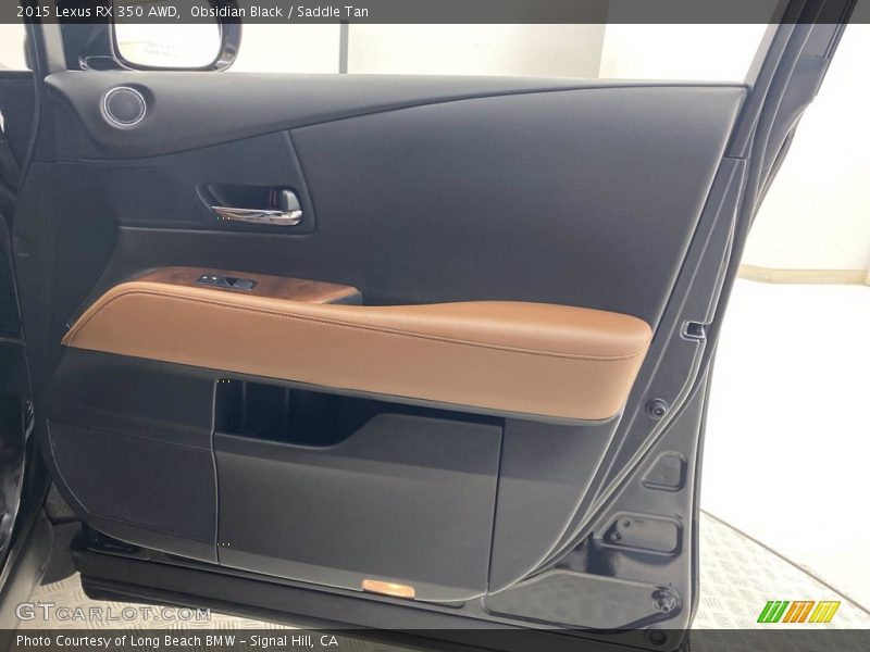 Obsidian Black / Saddle Tan 2015 Lexus RX 350 AWD