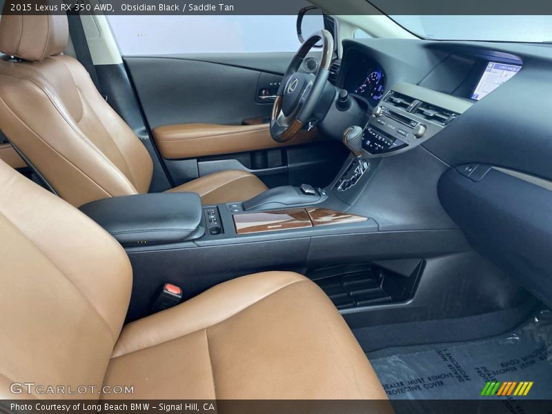 Obsidian Black / Saddle Tan 2015 Lexus RX 350 AWD