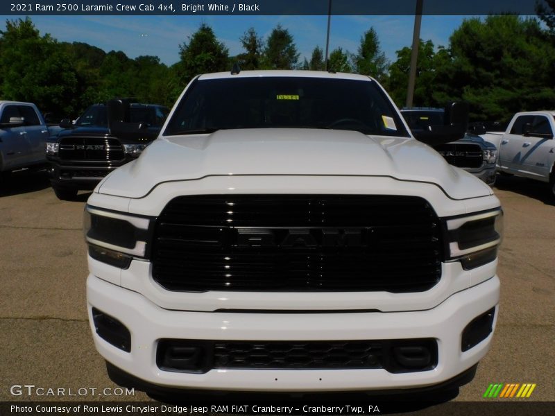 Bright White / Black 2021 Ram 2500 Laramie Crew Cab 4x4