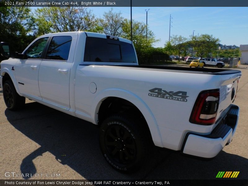 Bright White / Black 2021 Ram 2500 Laramie Crew Cab 4x4