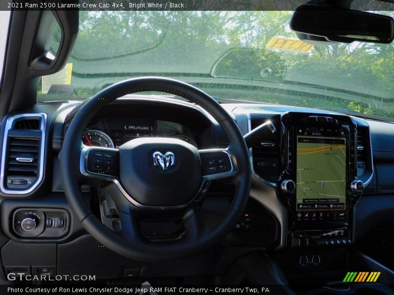 Bright White / Black 2021 Ram 2500 Laramie Crew Cab 4x4