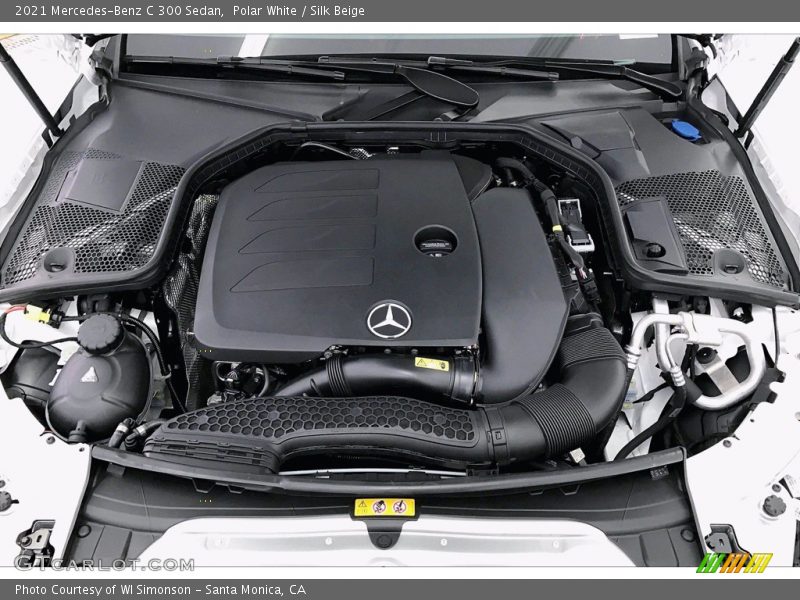 Polar White / Silk Beige 2021 Mercedes-Benz C 300 Sedan