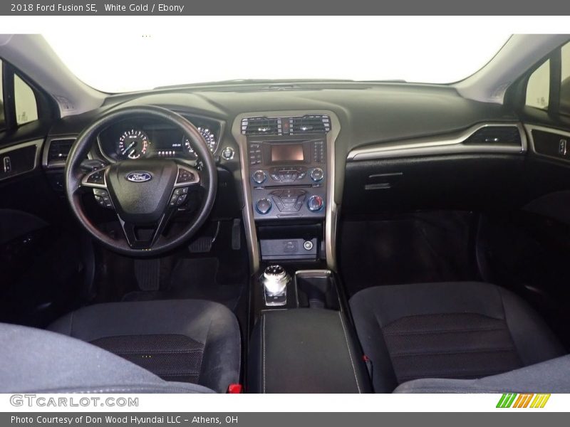 White Gold / Ebony 2018 Ford Fusion SE