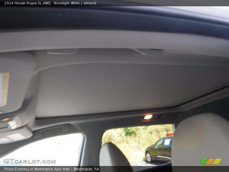 Moonlight White / Almond 2014 Nissan Rogue SL AWD