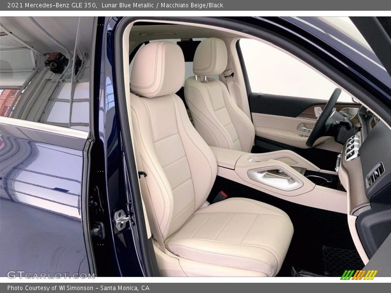 Lunar Blue Metallic / Macchiato Beige/Black 2021 Mercedes-Benz GLE 350