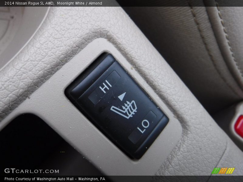 Moonlight White / Almond 2014 Nissan Rogue SL AWD