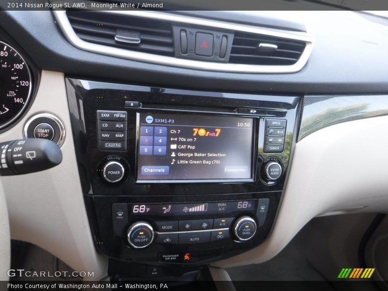 Moonlight White / Almond 2014 Nissan Rogue SL AWD