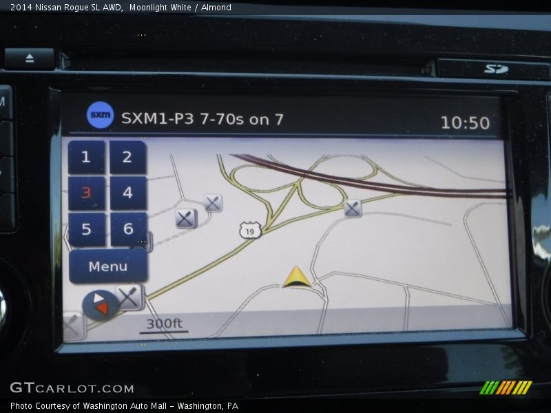 Moonlight White / Almond 2014 Nissan Rogue SL AWD