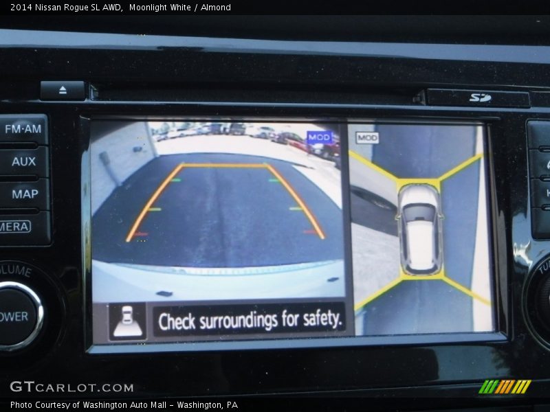 Moonlight White / Almond 2014 Nissan Rogue SL AWD
