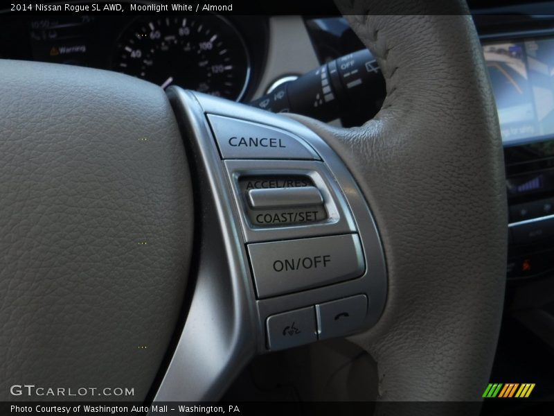 Moonlight White / Almond 2014 Nissan Rogue SL AWD