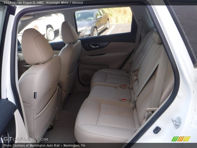 Moonlight White / Almond 2014 Nissan Rogue SL AWD