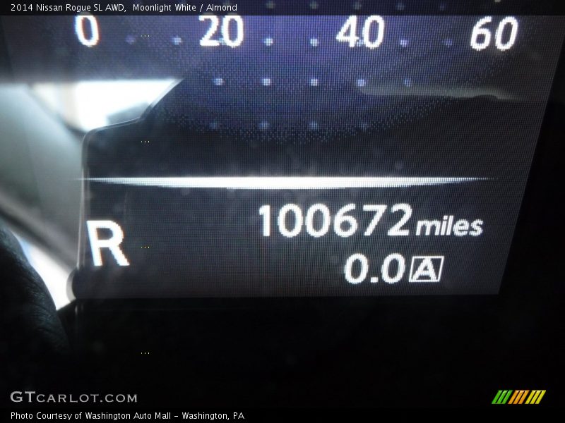 Moonlight White / Almond 2014 Nissan Rogue SL AWD