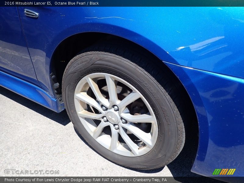 Octane Blue Pearl / Black 2016 Mitsubishi Lancer ES