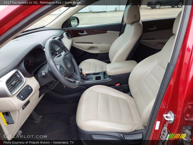  2017 Sorento LX V6 Stone Beige Interior