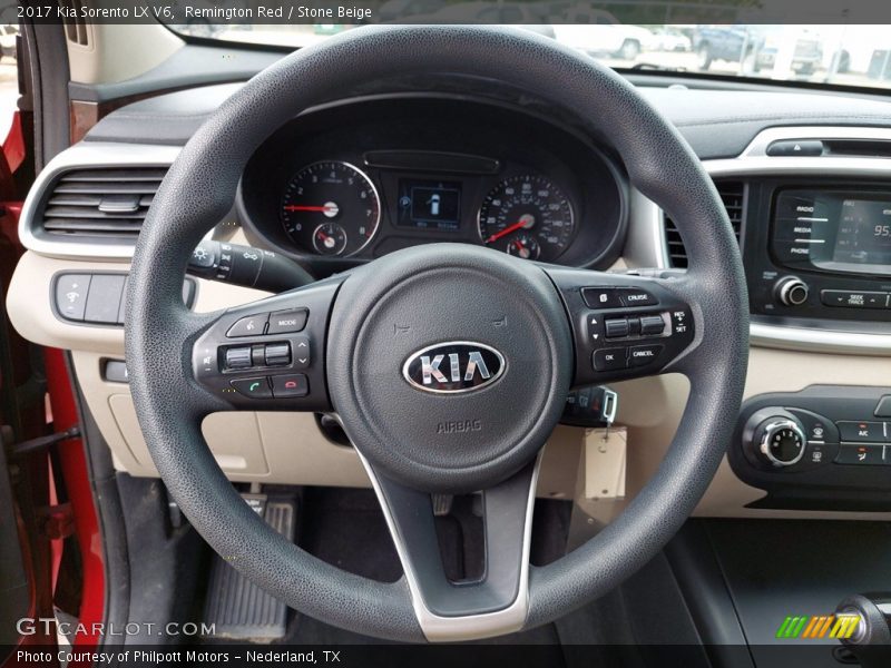  2017 Sorento LX V6 Steering Wheel