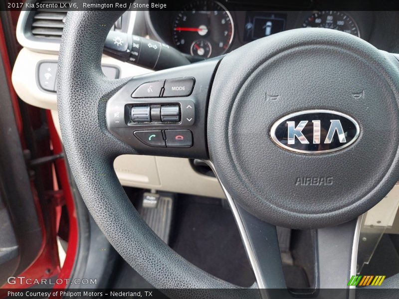  2017 Sorento LX V6 Steering Wheel