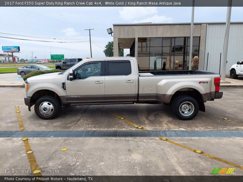 White Gold / King Ranch Mesa Antique Java 2017 Ford F350 Super Duty King Ranch Crew Cab 4x4