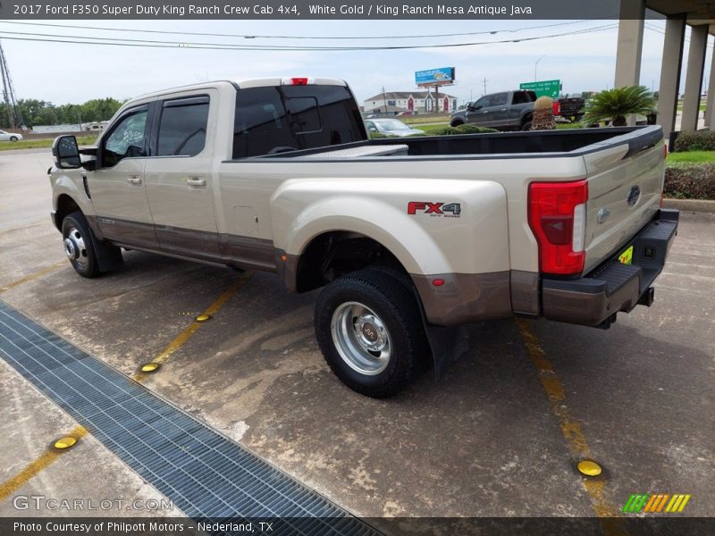 White Gold / King Ranch Mesa Antique Java 2017 Ford F350 Super Duty King Ranch Crew Cab 4x4