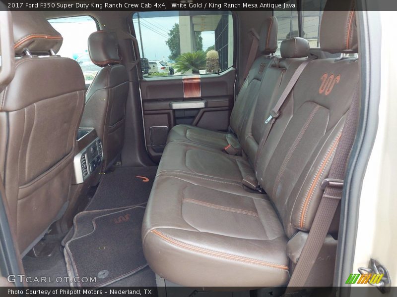 White Gold / King Ranch Mesa Antique Java 2017 Ford F350 Super Duty King Ranch Crew Cab 4x4