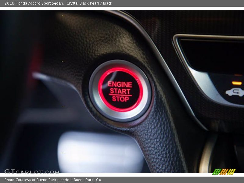 Crystal Black Pearl / Black 2018 Honda Accord Sport Sedan