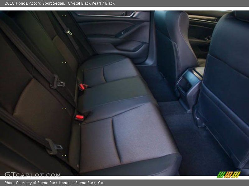 Crystal Black Pearl / Black 2018 Honda Accord Sport Sedan