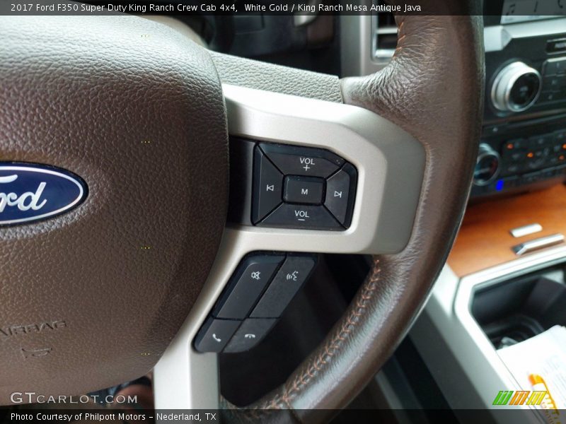 White Gold / King Ranch Mesa Antique Java 2017 Ford F350 Super Duty King Ranch Crew Cab 4x4