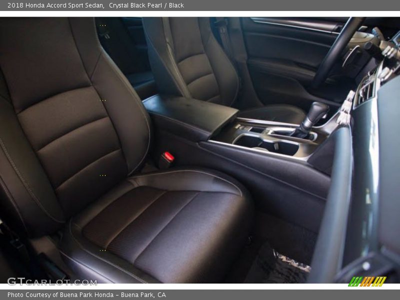 Crystal Black Pearl / Black 2018 Honda Accord Sport Sedan