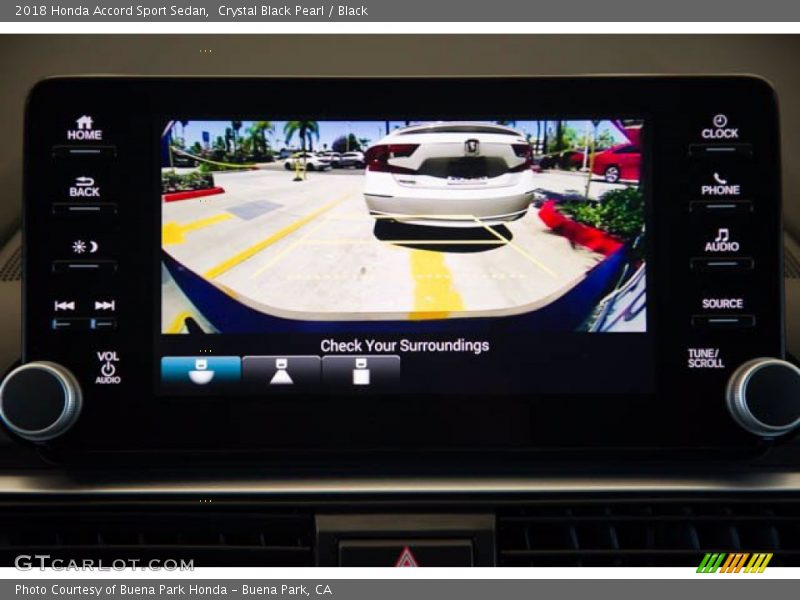 Crystal Black Pearl / Black 2018 Honda Accord Sport Sedan