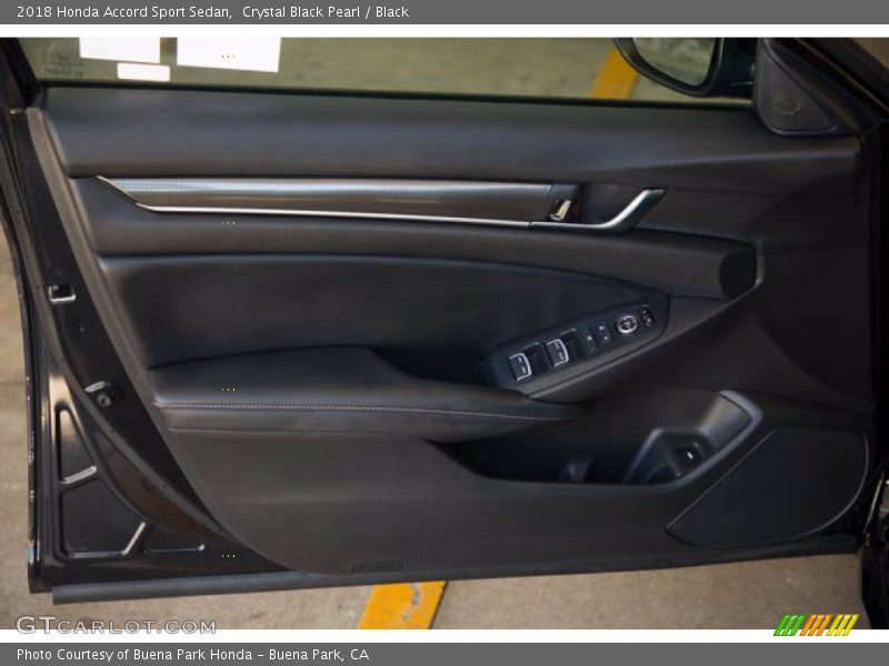 Crystal Black Pearl / Black 2018 Honda Accord Sport Sedan