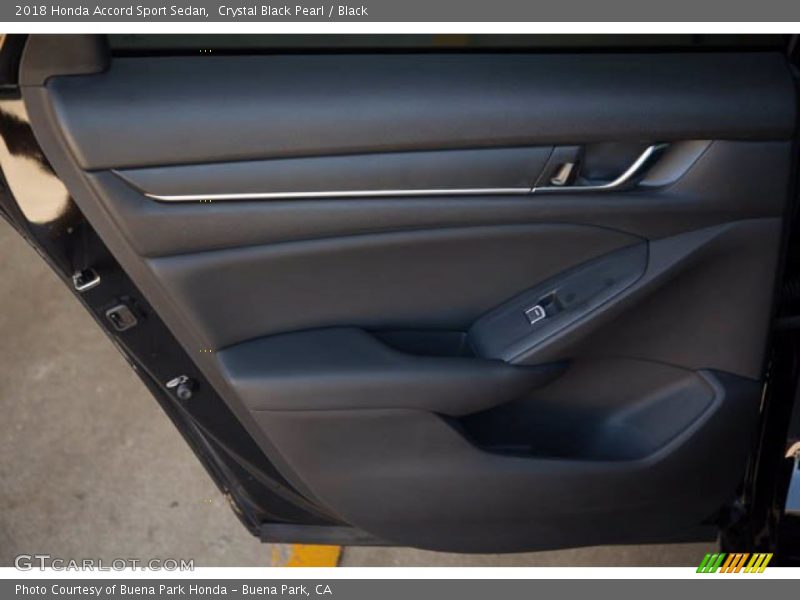 Crystal Black Pearl / Black 2018 Honda Accord Sport Sedan