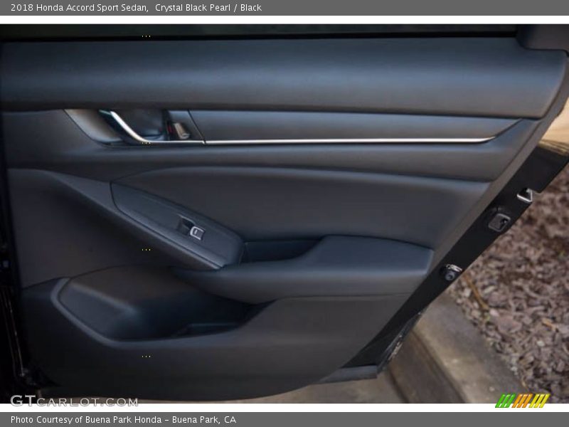 Crystal Black Pearl / Black 2018 Honda Accord Sport Sedan