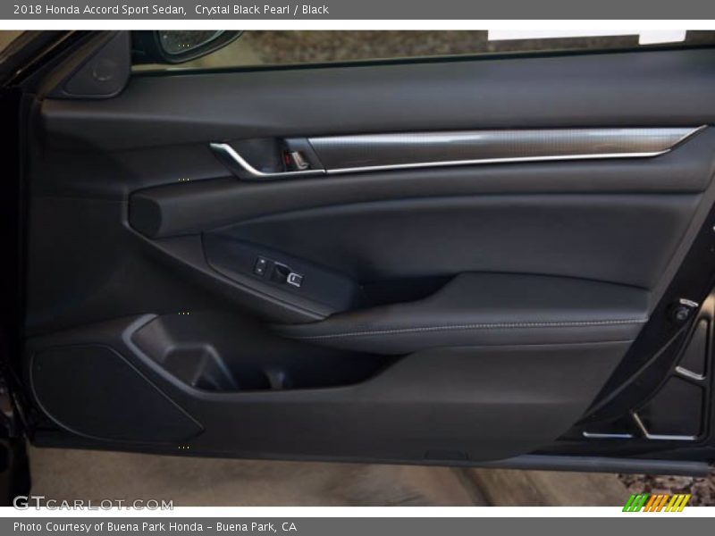 Crystal Black Pearl / Black 2018 Honda Accord Sport Sedan