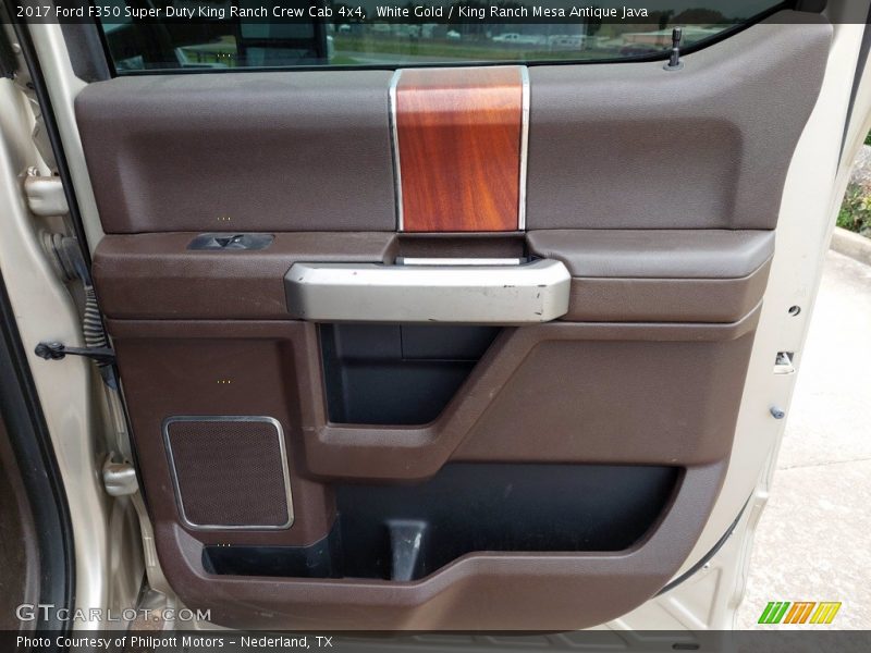 White Gold / King Ranch Mesa Antique Java 2017 Ford F350 Super Duty King Ranch Crew Cab 4x4
