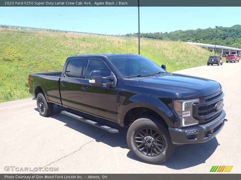 Agate Black / Black 2020 Ford F250 Super Duty Lariat Crew Cab 4x4