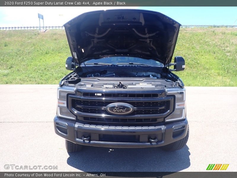 Agate Black / Black 2020 Ford F250 Super Duty Lariat Crew Cab 4x4