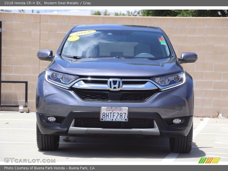 Modern Steel Metallic / Gray 2018 Honda CR-V EX