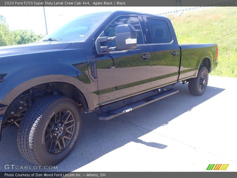 Agate Black / Black 2020 Ford F250 Super Duty Lariat Crew Cab 4x4