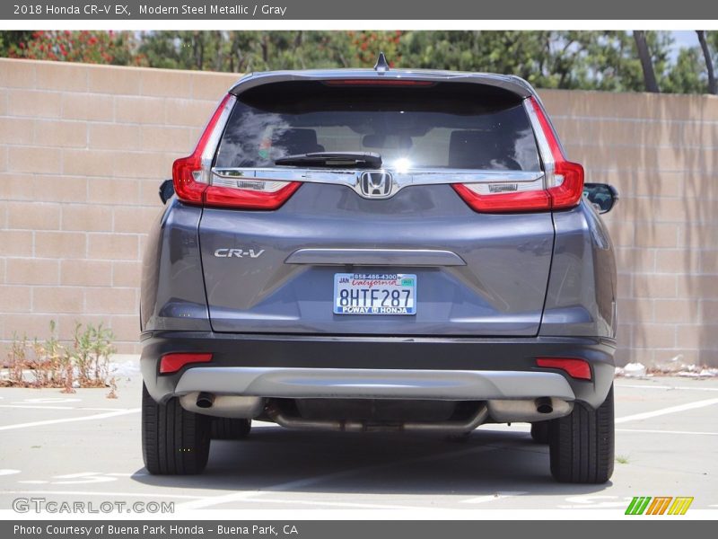Modern Steel Metallic / Gray 2018 Honda CR-V EX